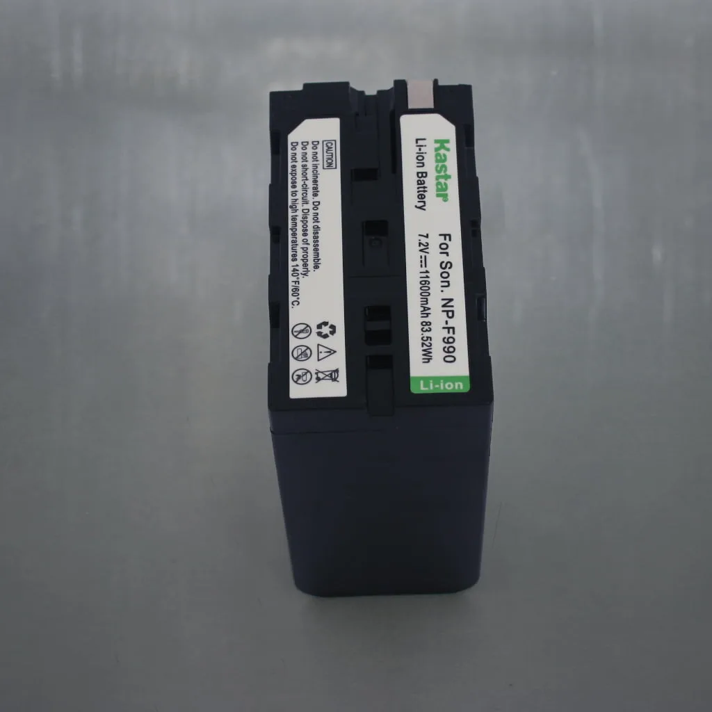 Batería NP F980 PRO con cargador USB-C para cámaras Sony 2 Batería NP F990 PRO
