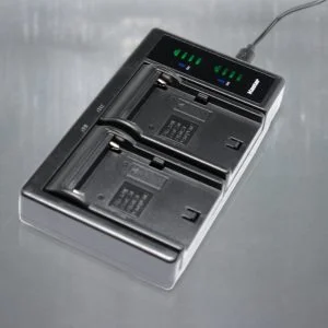 Cargador NP F970 LCD doble